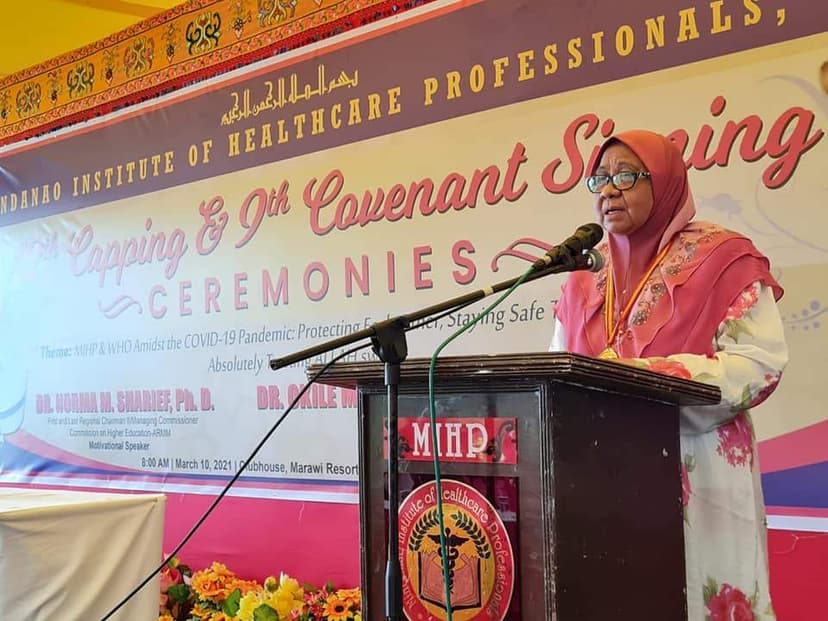 Dr. Norma M. Sharief Inspires at MIHP’s 12th Capping and 9th Covenant Signing Ceremony